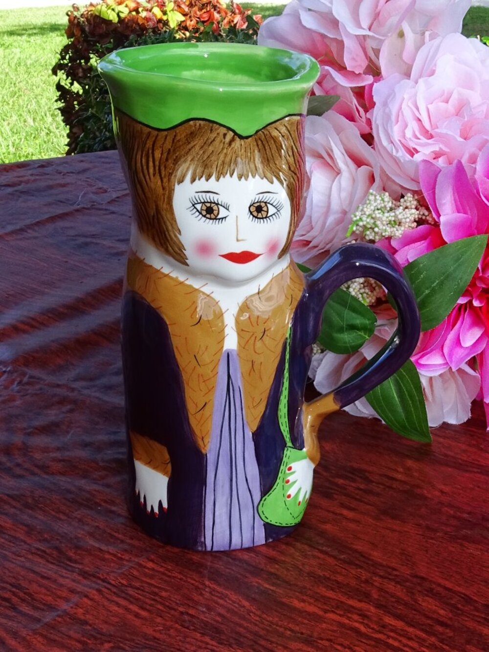 Susan Paley adorable "Jenny Java" Coffee Mug 7"